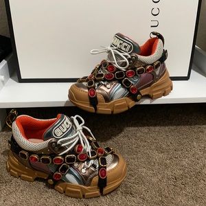 Gucci flash trek sneakers size 36